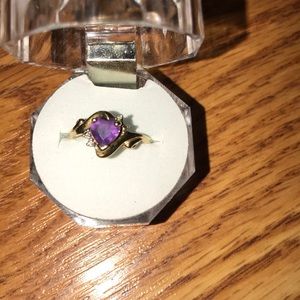 Purple Heart ring